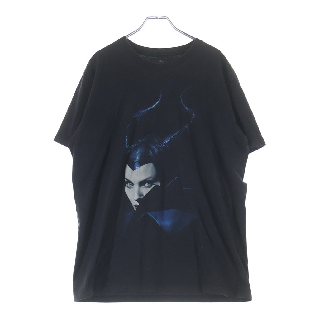 VINTAGE(ヴィンテージ) 00s DISNEY Maleficent Print Tee マレフィセント グラフィック プリント クルーネック半袖Tシャツ カットソー ブラック