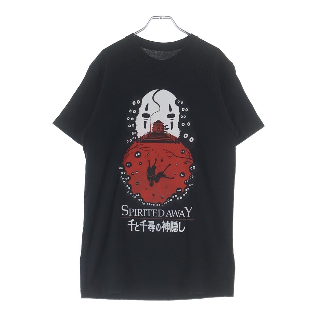VINTAGE(ヴィンテージ) 00s Studio Ghibli Spirited Away スタジオジブリ 千と千尋の神隠し フロントプリント 半袖Tシャツ カットソー ブラック