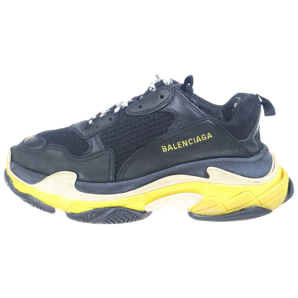 BALENCIAGA(バレンシアガ) TRIPLE S トリプルエス ローカットスニーカー ダッドスニーカー ブラック/イエロー 534162