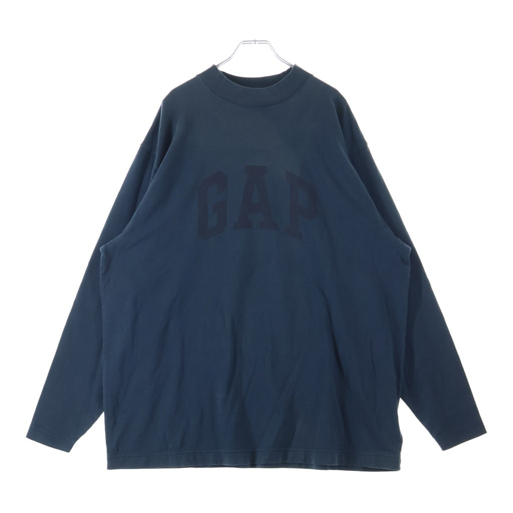 Yeezy Gap Engineered by Balenciaga(イージー ギャップ エンジニアードバイ バレンシアガ) Dove Longsleeve Tee ドーヴ 両面プリント 長袖Tシャツ カットソー ネイビー