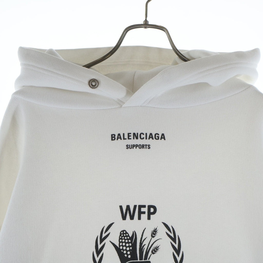 BALENCIAGA(バレンシアガ) 18AW WFP フロントロゴプリント プルオーバー パーカー フーディー ホワイト 541709 TCV34