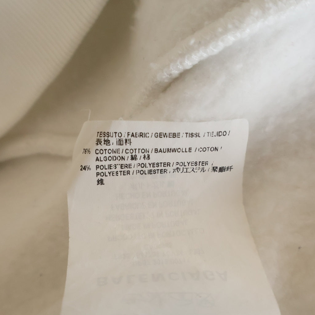 BALENCIAGA(バレンシアガ) 18AW WFP フロントロゴプリント プルオーバー パーカー フーディー ホワイト 541709 TCV34