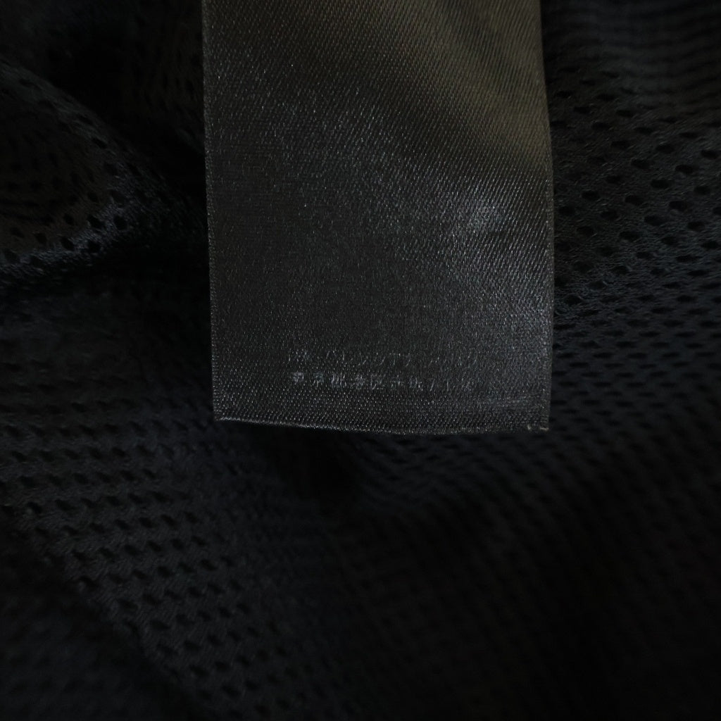 BALENCIAGA(バレンシアガ) 21SS Nylon Logo Denim Jacket ナイロンロゴデニムジャケット ブルゾン ブラック 529213 TBQ09