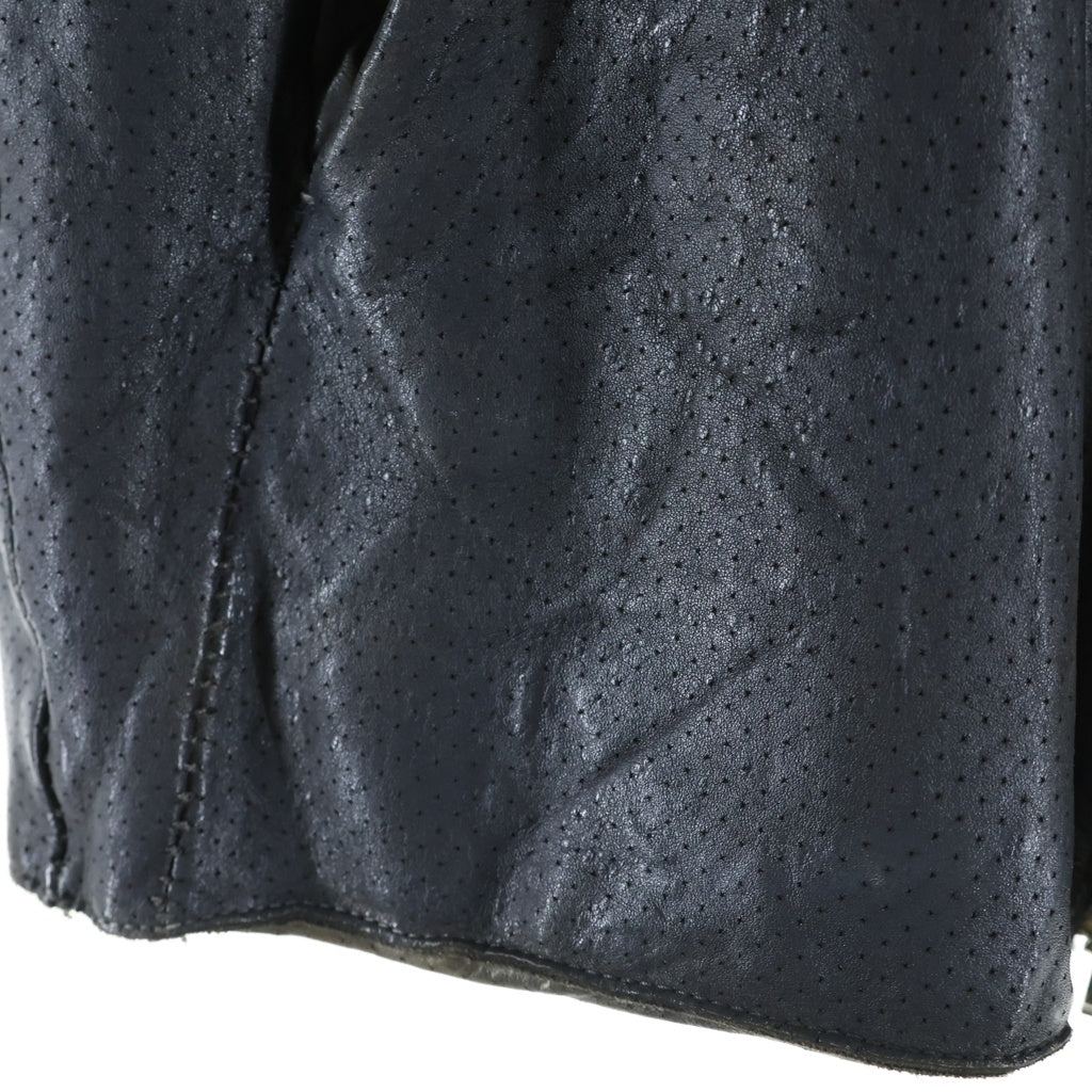 incarnation(インカネーション) Sheep Leather Moto シープレザー シングルラーダース レザージャケット グレー