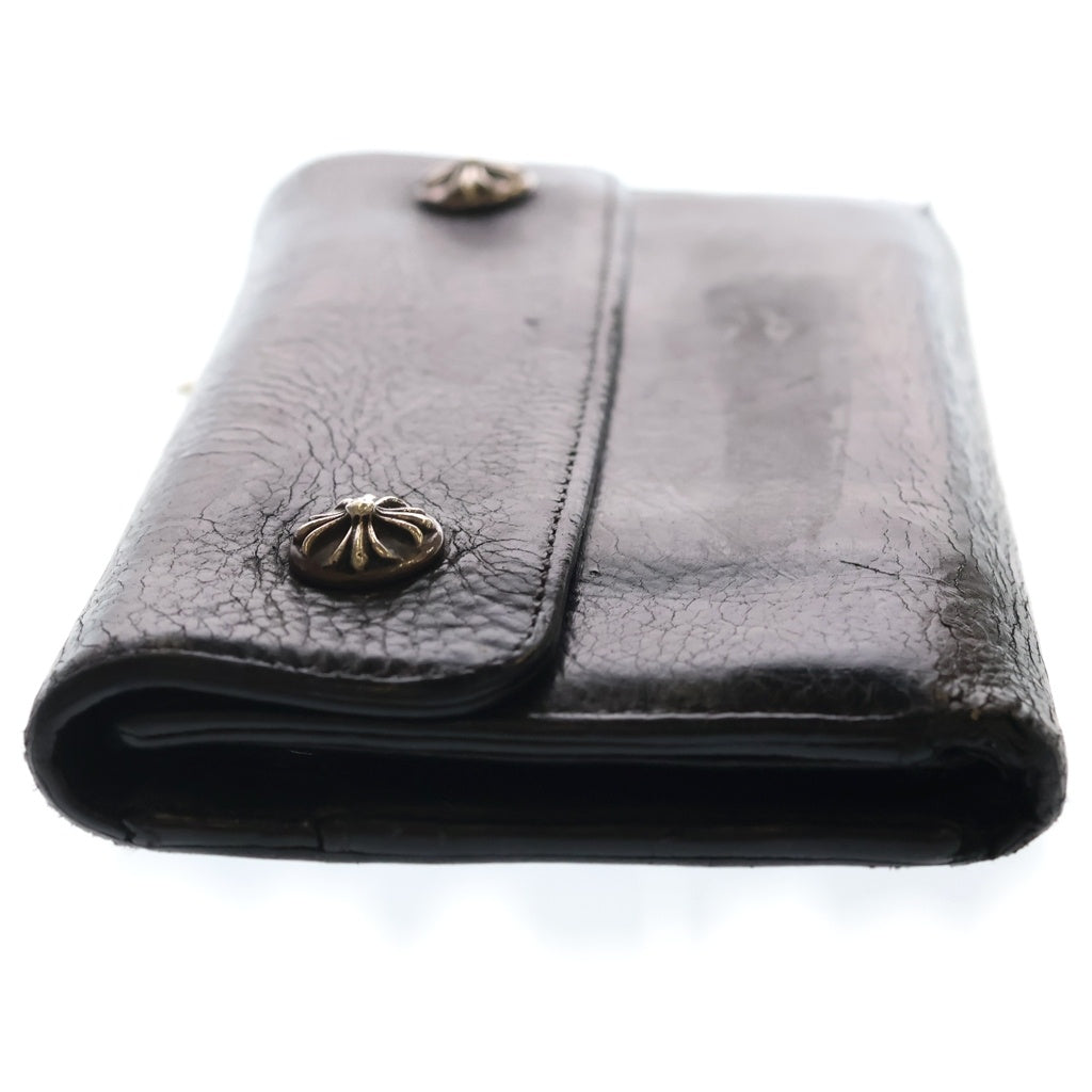 CHROME HEARTS(クロムハーツ) WAVE ウェーブ レザーウォレット 財布 ブラック