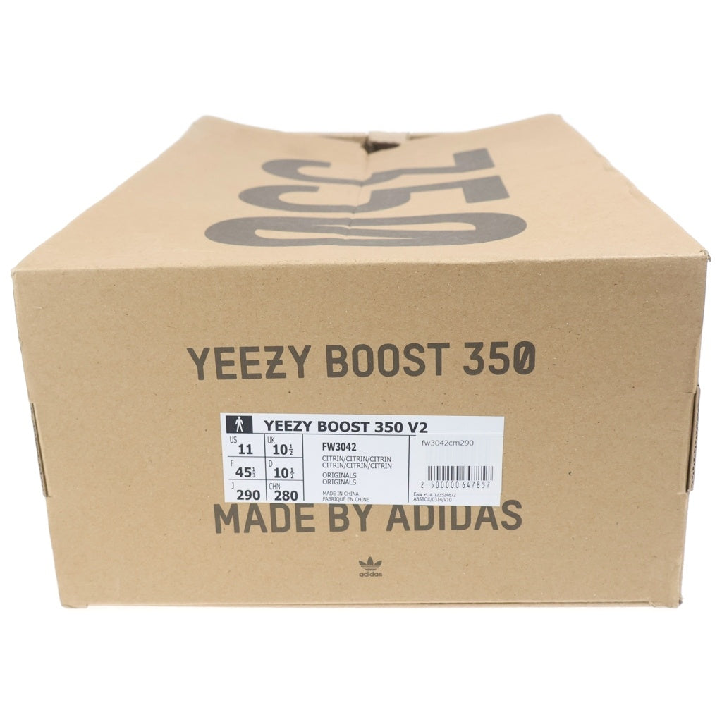 adidas(アディダス) YEEZY BOOST 350 V2 CITRIN イージーブースト シトリン ローカットスニーカー ベージュ US11/29cm FW3042