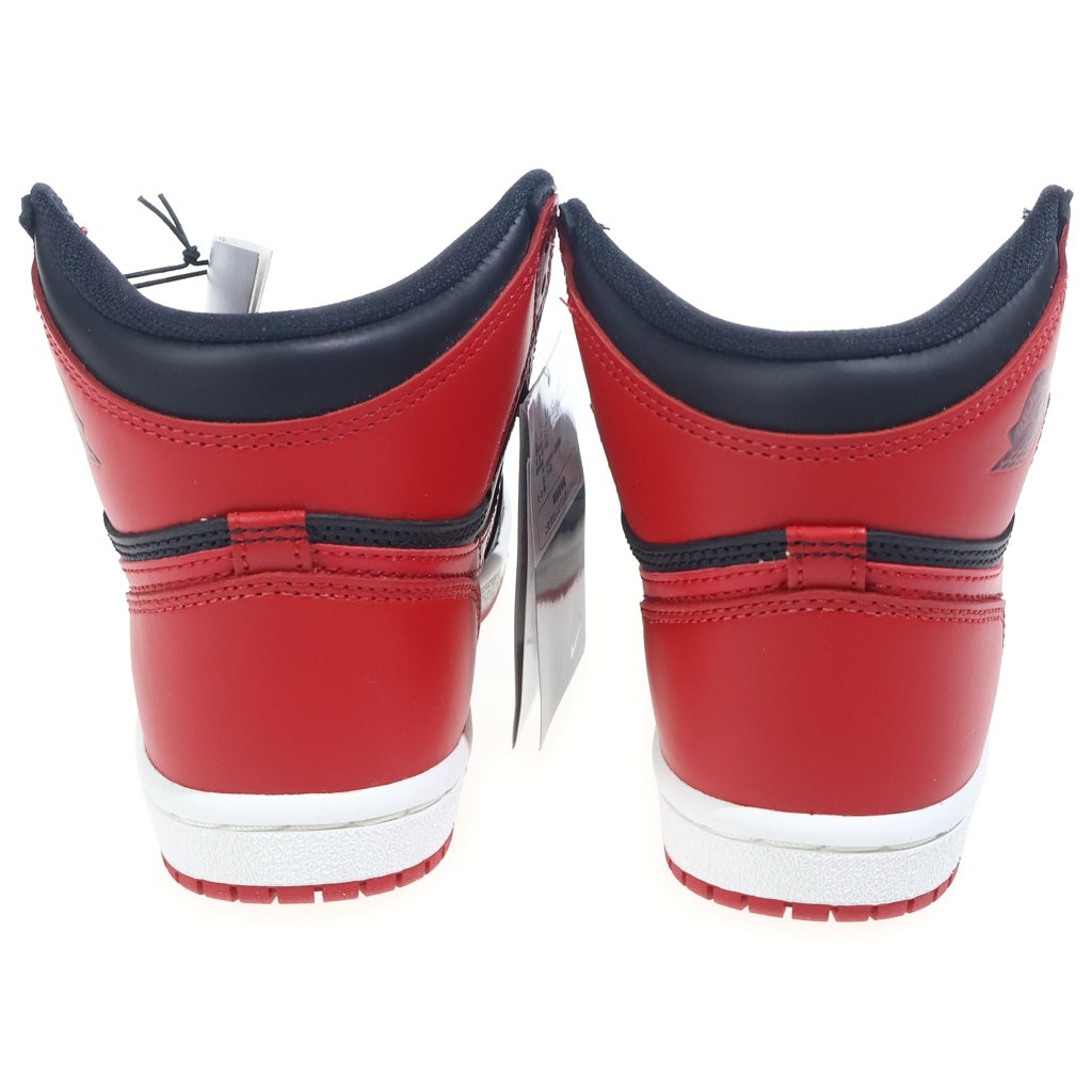 NIKE(ナイキ) AIR JORDAN 1 HIGH 85 BRED エアジョーダン1 85 ブレッド ハイカットスニーカー ブラック/レッド US4/23cm HV6674-067 レディース