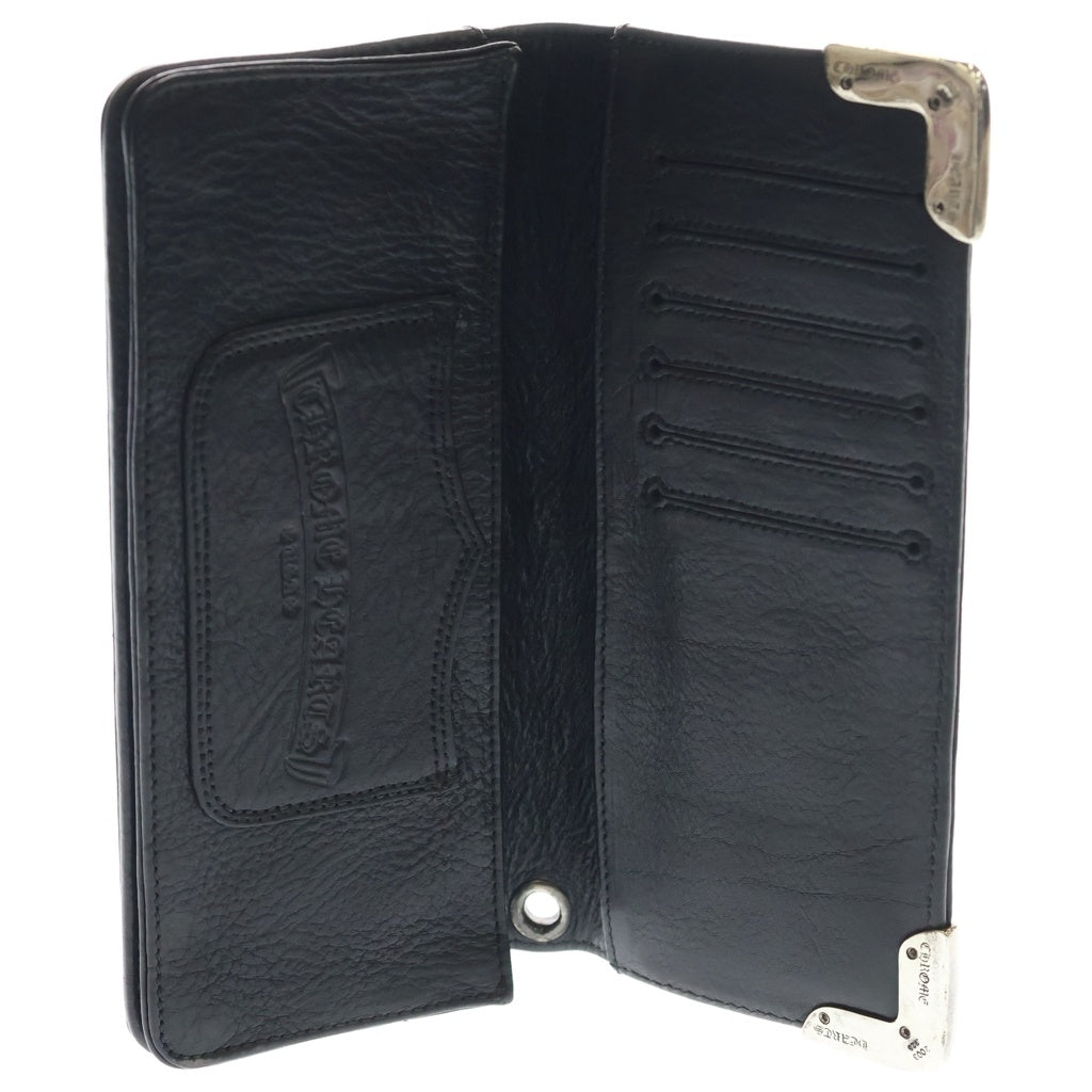 CHROME HEARTS(クロムハーツ) LNG SNGL FLD TIPS シングルフォールド レザーウォレット 財布 ブラック