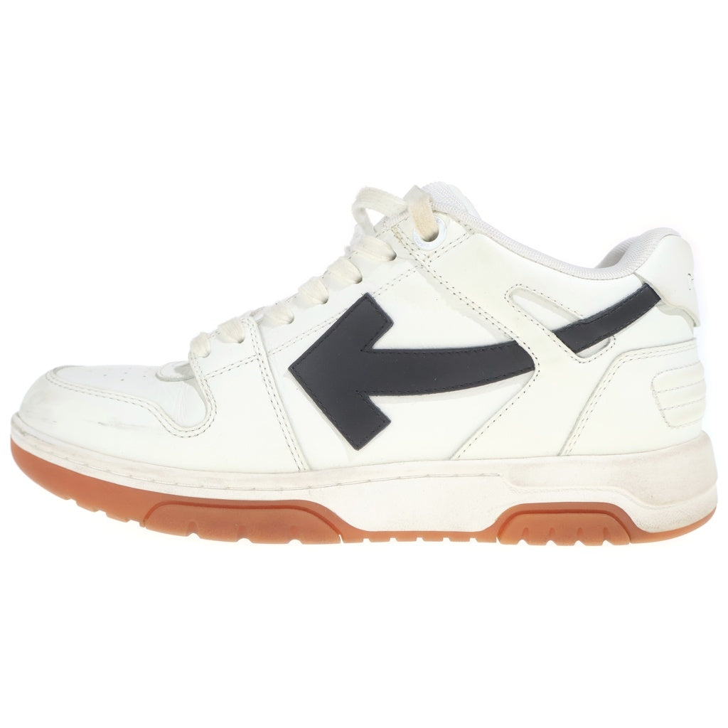 OFF-WHITE(オフホワイト) Out Of Office ウト オブ オフィス アローモチーフ レザー ローカットスニーカー ホワイト