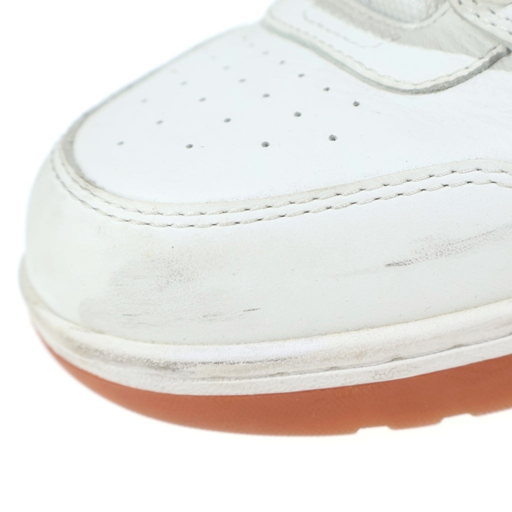OFF-WHITE(オフホワイト) Out Of Office ウト オブ オフィス アローモチーフ レザー ローカットスニーカー ホワイト