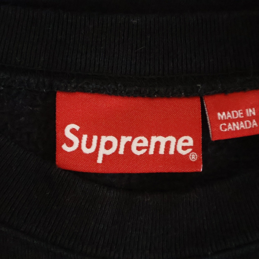 SUPREME(シュプリーム) 23AW NYC Crewneck ニューヨーク ロゴプリント クルーネック スウェットトレーナー ブラック