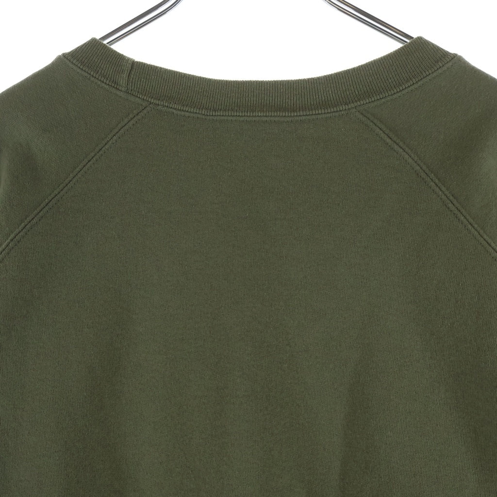 SUPREME(シュプリーム) 24SS Small Box Raglan Crewneck スモールボックスロゴ ラグランスリーブ クルーネック スウェットトレーナー カーキ