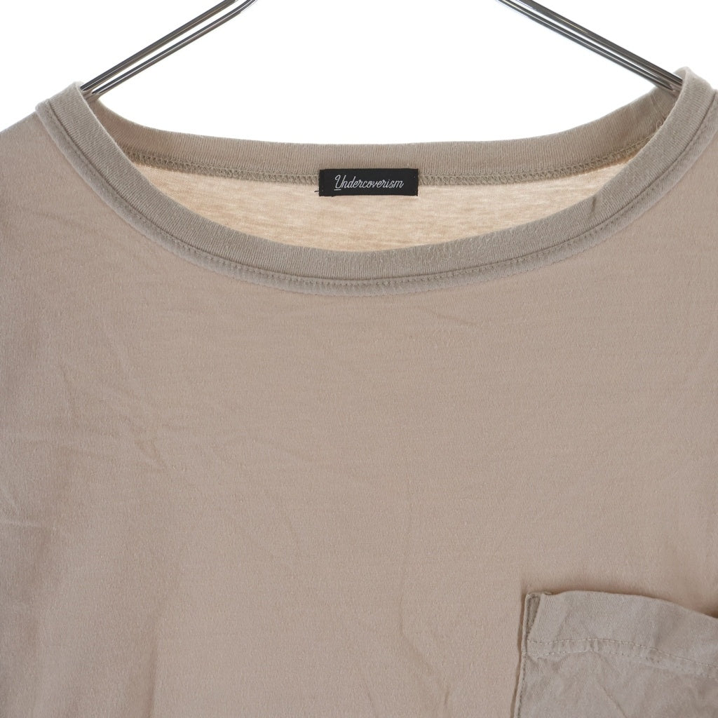 UNDERCOVER(アンダーカバー) 裾アフガン グラフィックプリント クルーネック オーバーサイズ 半袖Tシャツ ベージュ UI1C4808