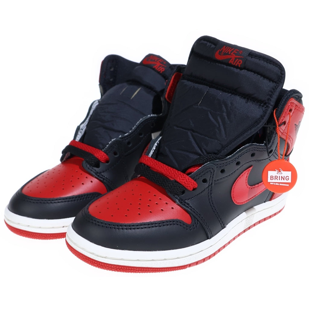 NIKE(ナイキ) AIR JORDAN 1 HIGH 85 BRED 2025 エアジョーダン 1 ブレッド ハイカットスニーカー レディース US5/23.5cm レッド/ブラック HV6674-067