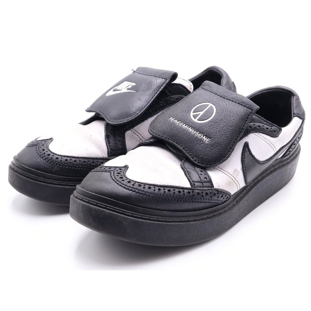 NIKE(ナイキ) ×PEACEMINUSONE KWONDO1 ピースマイナスワン レザーローカットスニーカー ブラック/ホワイト US10/27cm DH2482-101