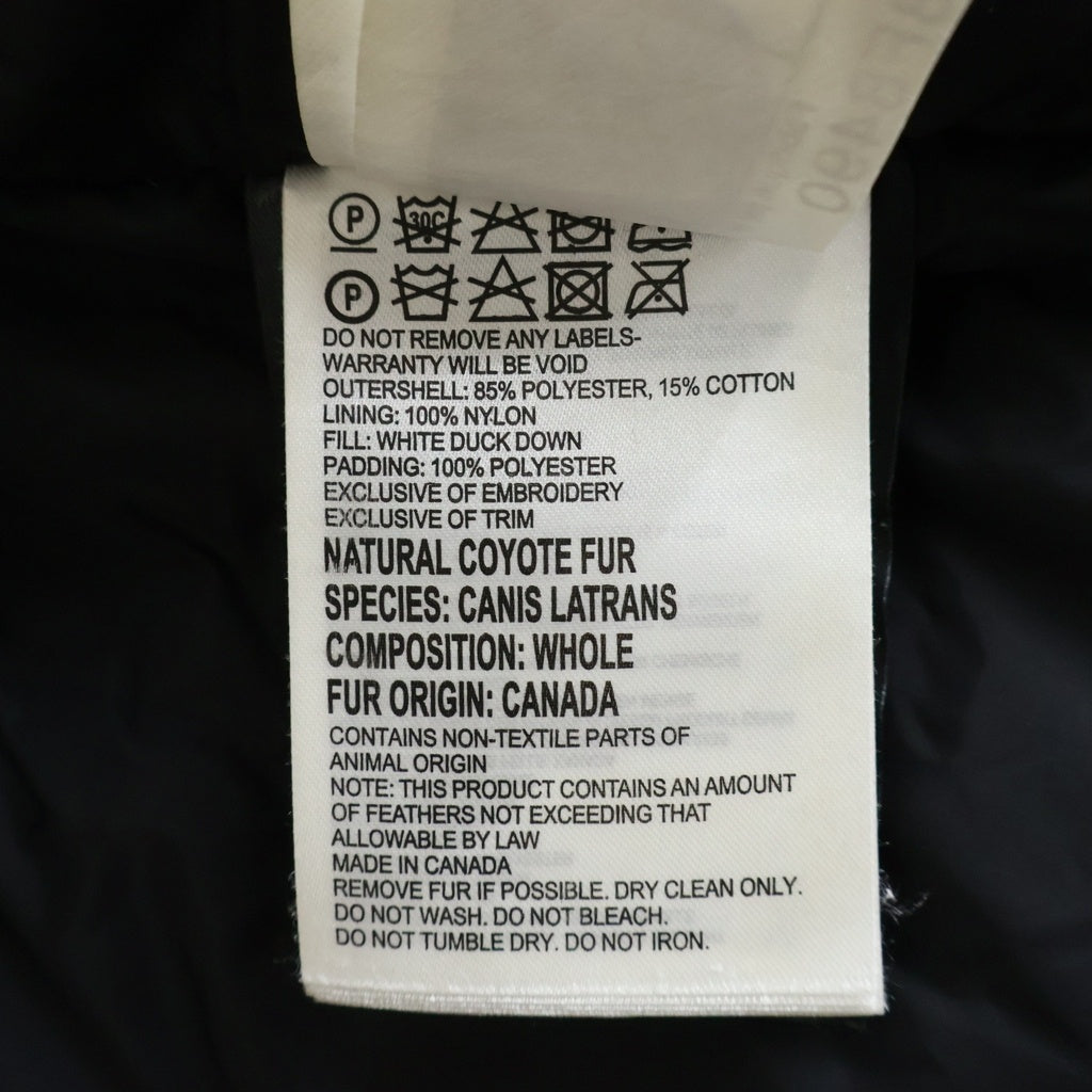 CANADA GOOSE(カナダグース) CHATEAU PARKA シャトー パーカー ファー付き フーデッド ジップアップ ダウンジャケット ネイビー 3426MA