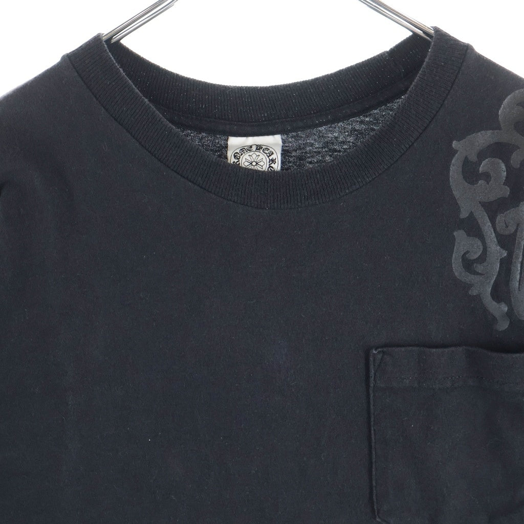 CHROME HEARTS(クロムハーツ) OLD S/S TEE オールド バックセメタリークロスプリント 半袖Tシャツカットソー ブラック