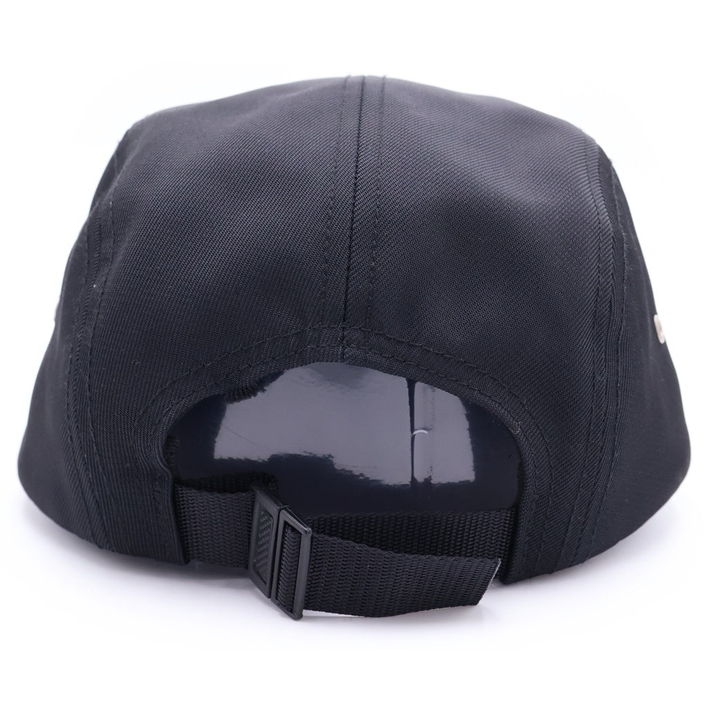 SUPREME(シュプリーム) Rubber Logo Camp Cap ラバーロゴキャンプキャップ ブラック