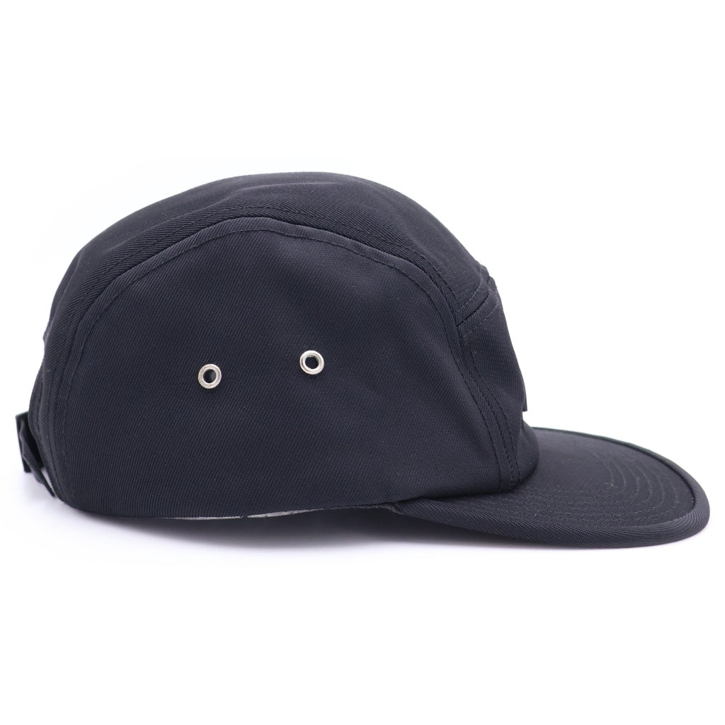 SUPREME(シュプリーム) Rubber Logo Camp Cap ラバーロゴキャンプキャップ ブラック