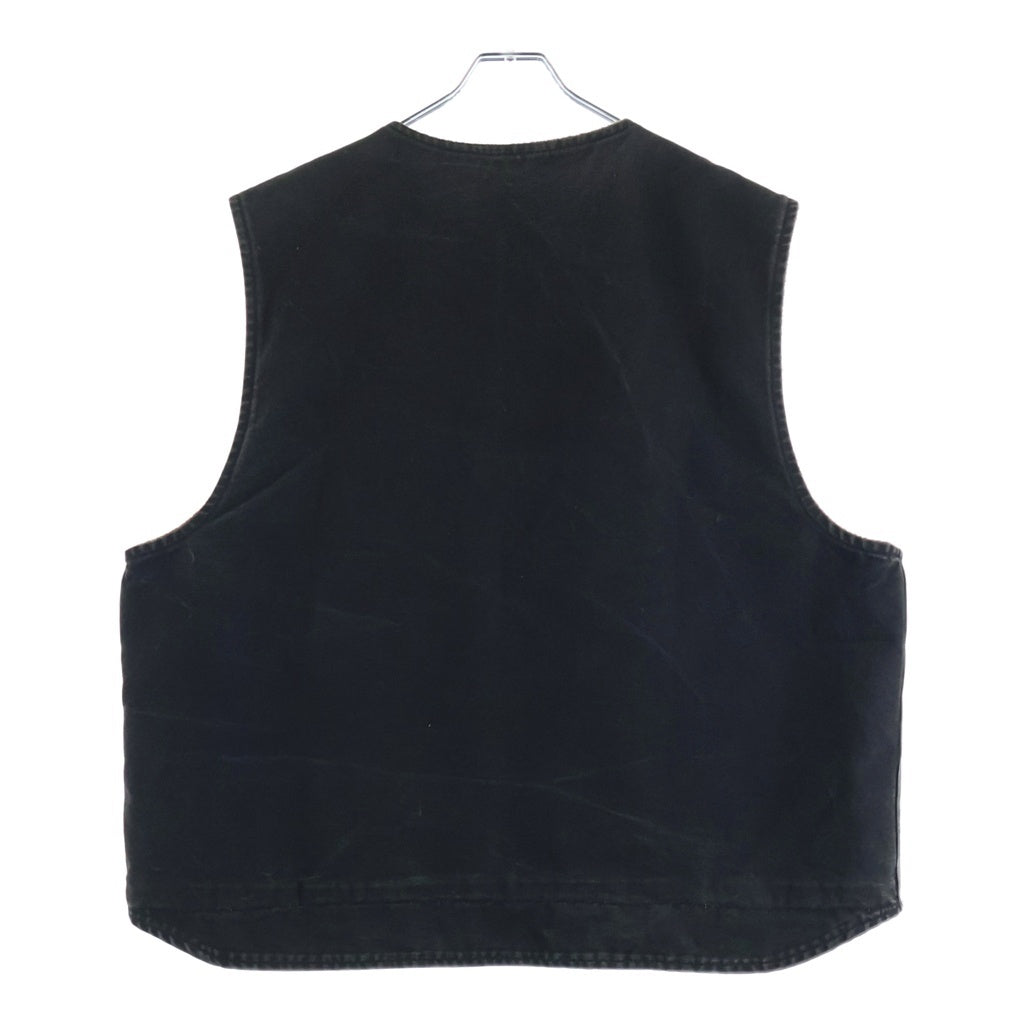 CARHARTT(カーハート) 00s COTTON DUCK ZIP VEST コットンダック ジップ 中綿 ベスト ブラック