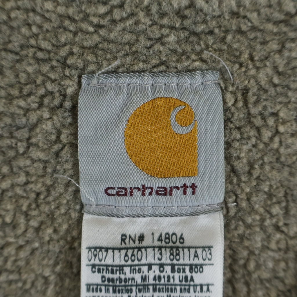 CARHARTT(カーハート) 00s COTTON DUCK ZIP VEST コットンダック ジップ 中綿 ベスト ブラック
