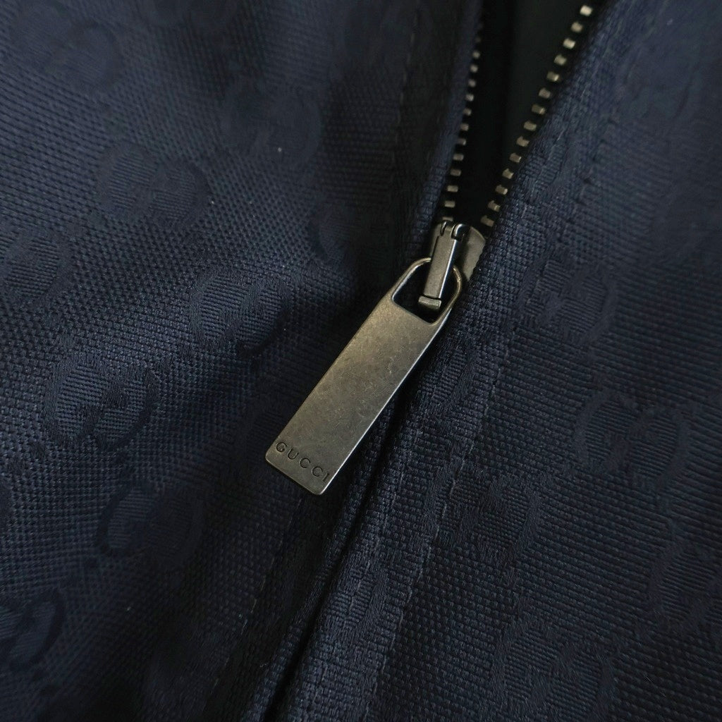 GUCCI(グッチ) GGコットンキャンバス ジップジャケット パーカー フーディー ブラック 874486 ZAUR4 4013