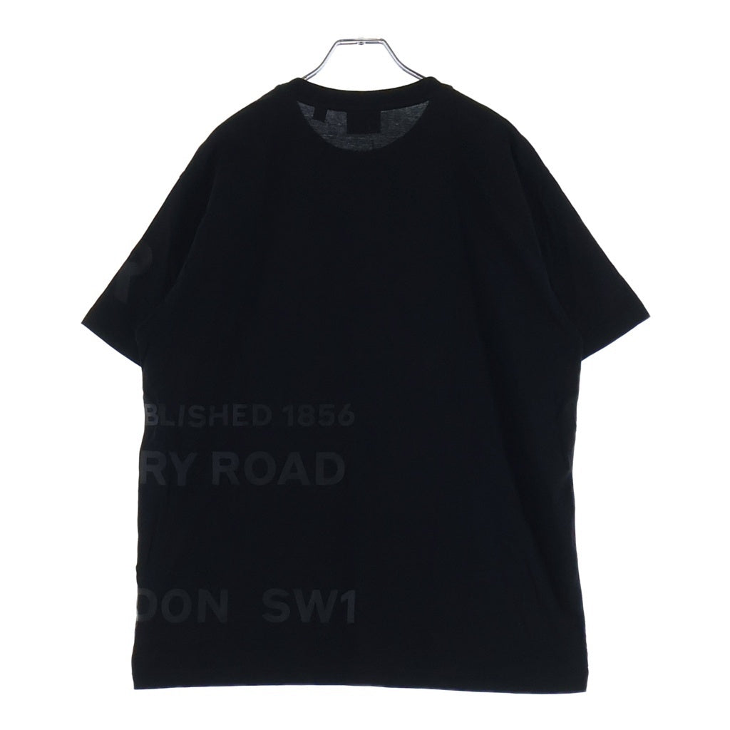 BURBERRY(バーバリー) 20AW ホースフェリー プリント クルーネック 半袖Tシャツ カットソー ブラック 8032299