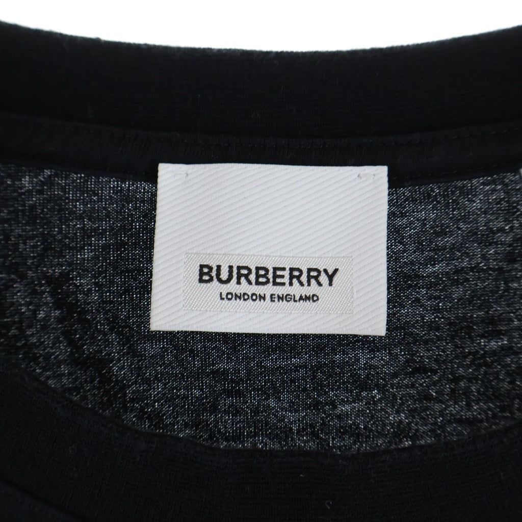 BURBERRY(バーバリー) 20AW ホースフェリー プリント クルーネック 半袖Tシャツ カットソー ブラック 8032299