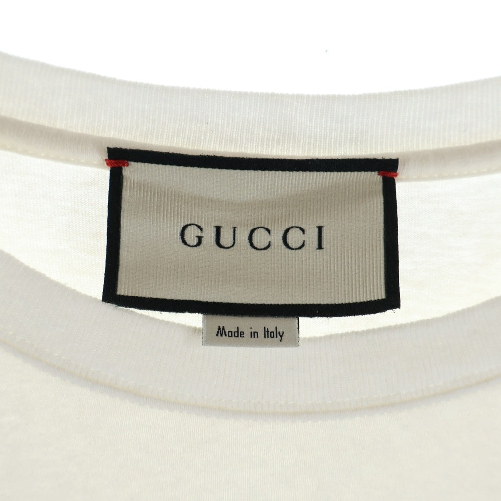 GUCCI(グッチ) 20SS Oversize Tee With Interlocking G インターロッキングG オーバーサイズ クルーネック 半袖Tシャツ カットソー ホワイト 565806 XJBAU