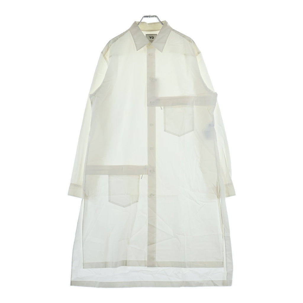 Y-3(ワイスリー) M CLASSIC LONG SHIRT Mクラシックロングシャツ 長袖ロングシャツ ホワイト GV4219