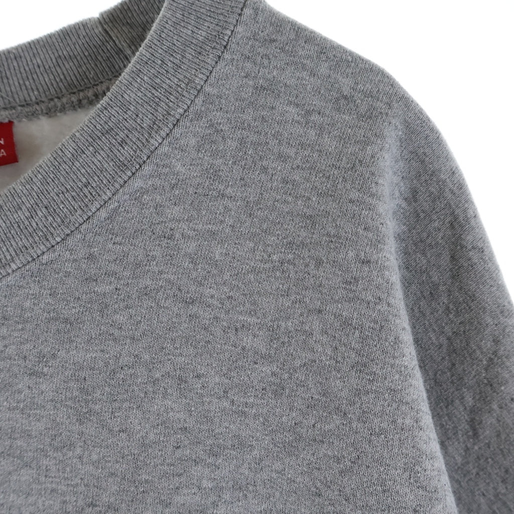 SUPREME(シュプリーム) 24SS Established Crewneck エスタブリッシュド クルーネック スウェットトレーナー グレー