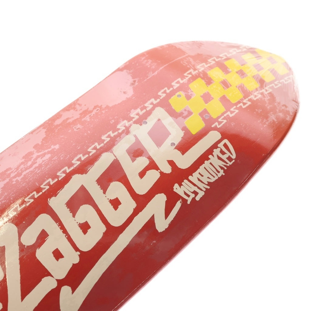MARK GONZALES(マークゴンザレス) ×KROOKED × SLAM SITY SKATES SLAM ZAGGER Skateboard Deck クルキッド スラムシティスケーツ スラムザガー スケートボード デッキ レッド