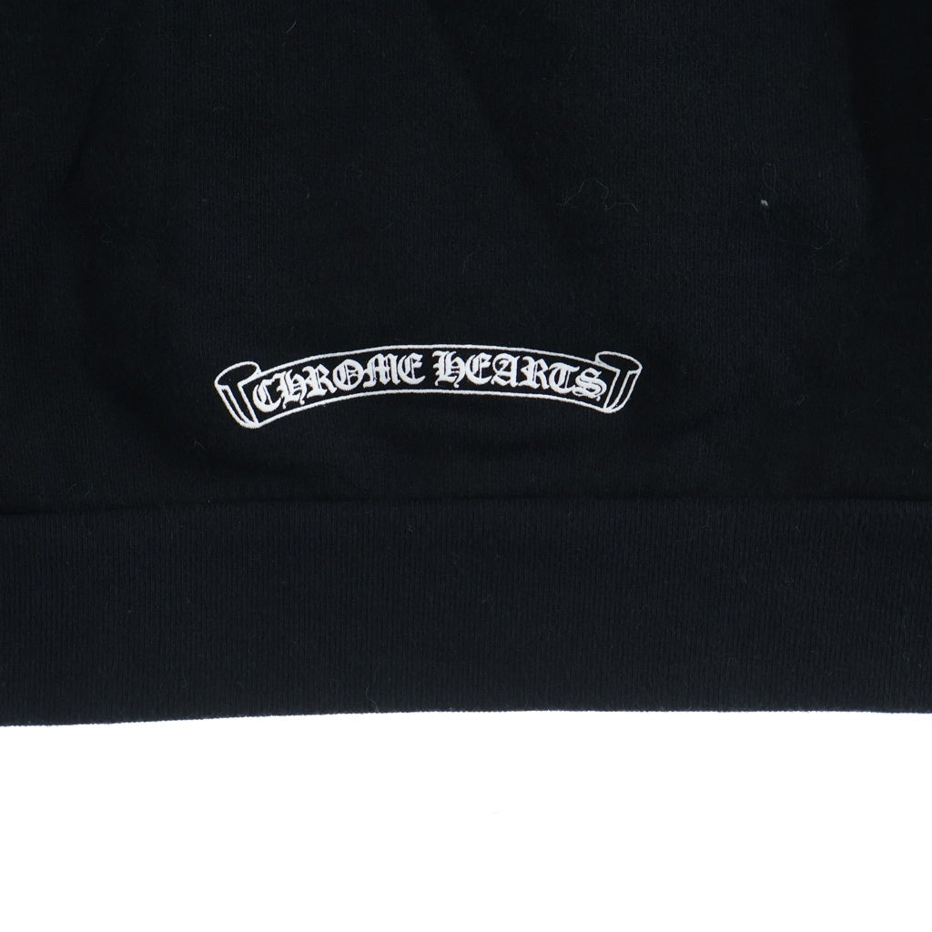 CHROME HEARTS(クロムハーツ) Arm Flame Pullover Hoodie アームフレイム CHプラス スウェット プルオーバーパーカー ブラック