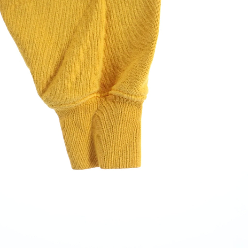 CHROME HEARTS(クロムハーツ) MUSTARD PULLOVER SCRIPT SWEAT 両面プリント クルーネック スウェット トレーナー イエロー