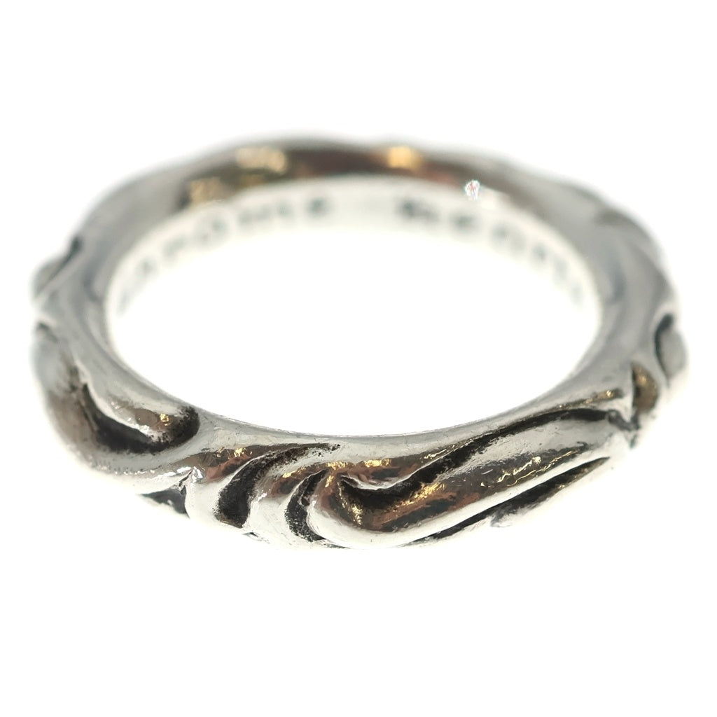 CHROME HEARTS(クロムハーツ) SCRL BAND スクロールバンド リング シルバー BCA351
