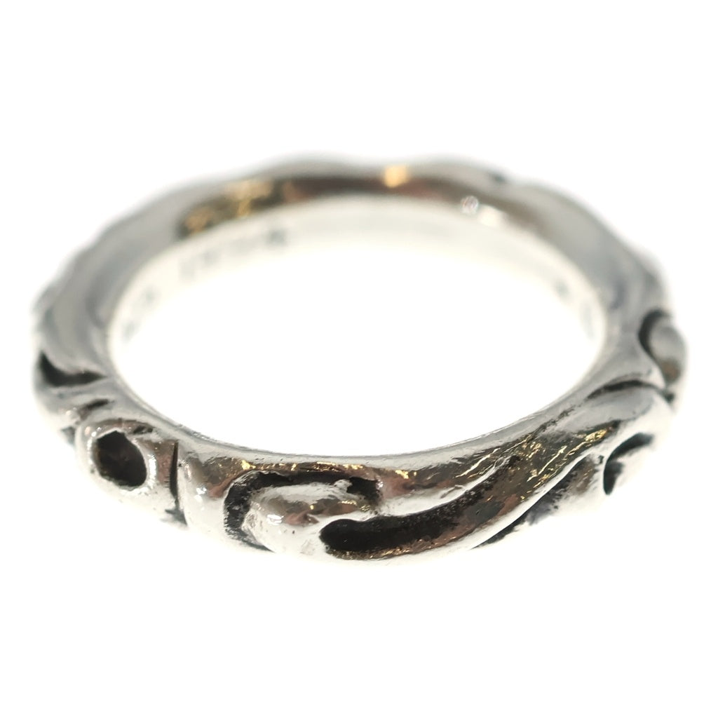 CHROME HEARTS(クロムハーツ) SCRL BAND スクロールバンド リング シルバー BCA351