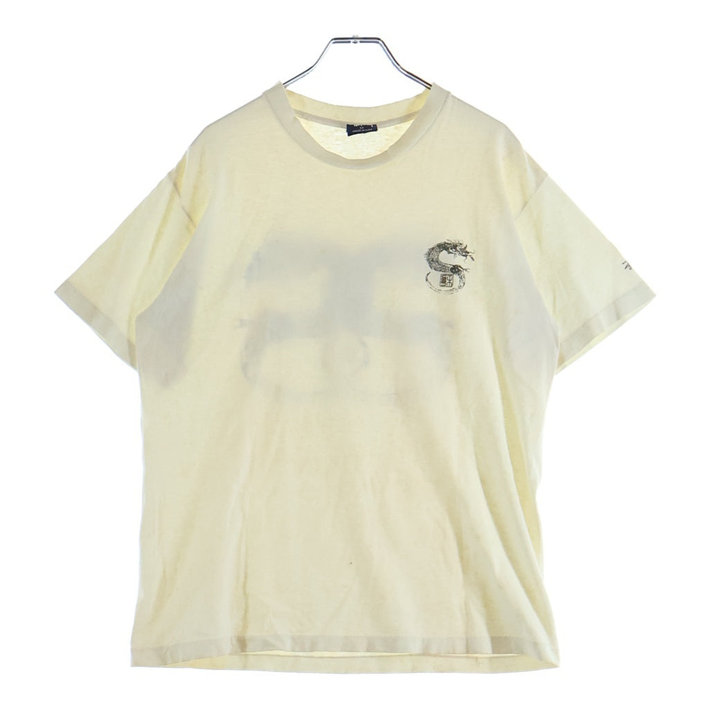 STUSSY(ステューシー) 90s Dragon SS Link Tee ドラゴンSSリンクロゴ 両面プリント 半袖Tシャツ カットソー ホワイト