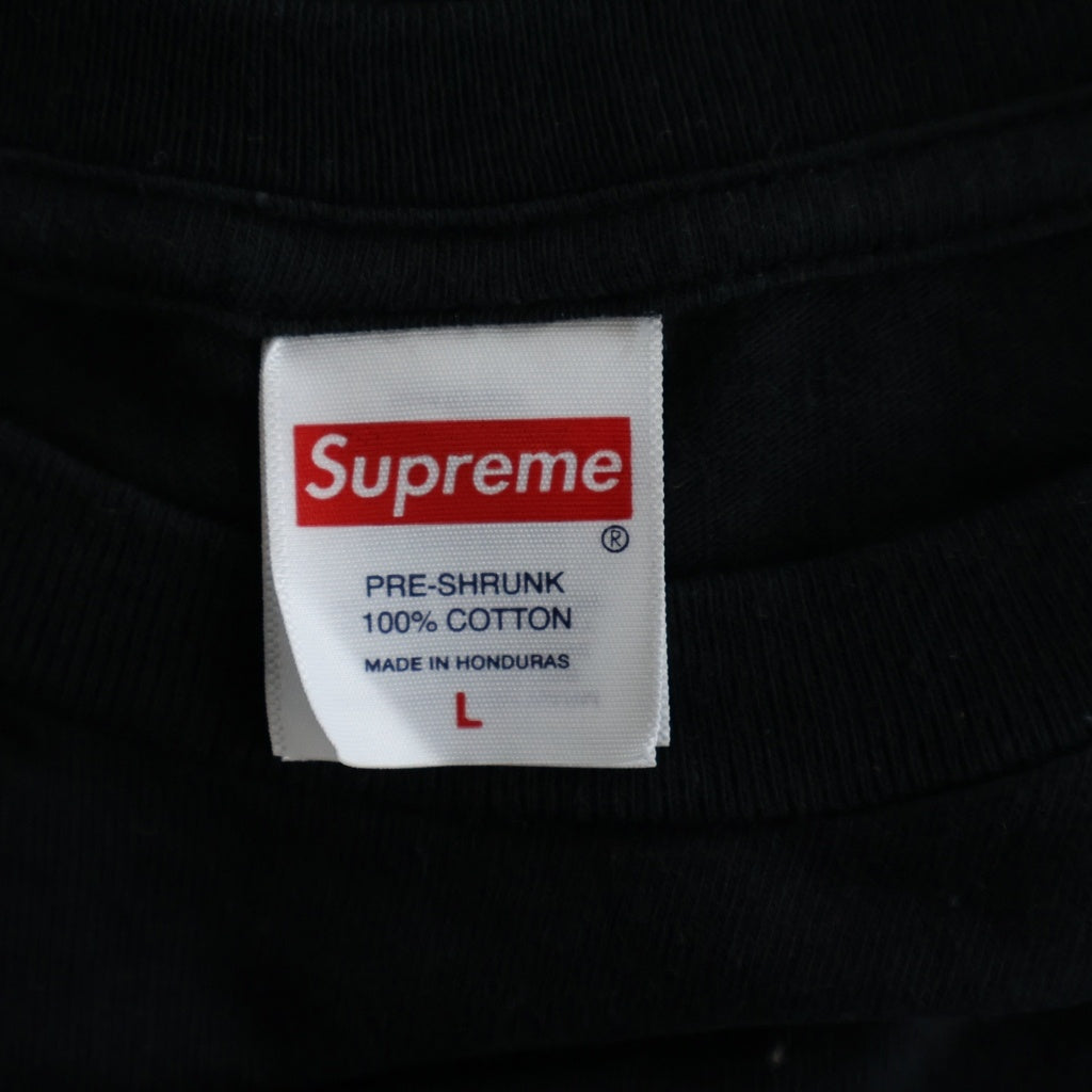 SUPREME(シュプリーム) 25SS Pancakes Tee フロントパンケーキプリント 半袖Tシャツ カットソー ブラック