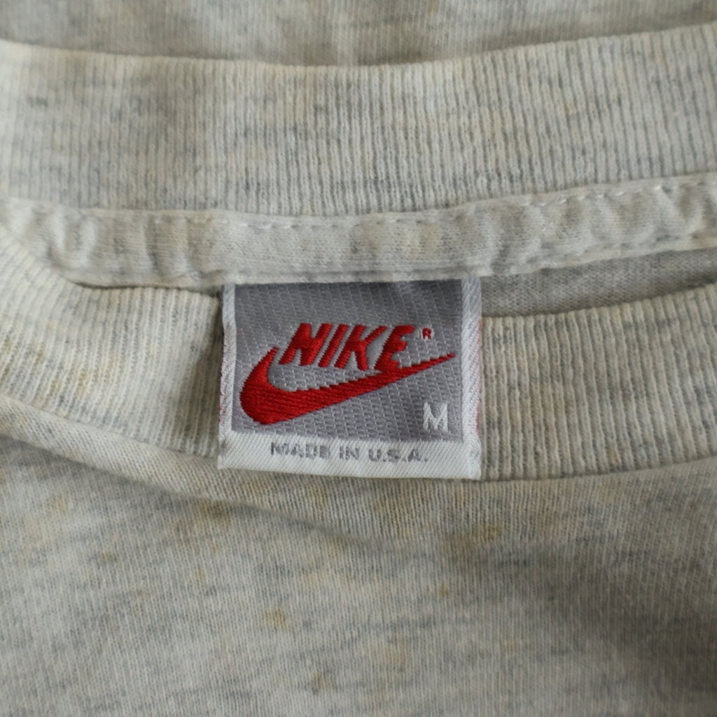 NIKE(ナイキ) 90s 銀タグ HARE JORDAN フロントプリント 半袖Tシャツ カットソー グレー