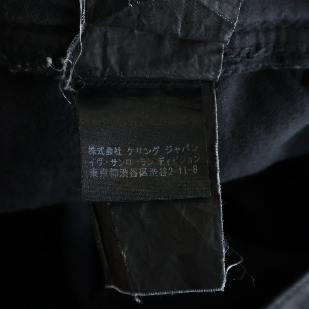 SAINT LAURENT PARIS(サンローランパリ) ジッパーフライ スリムストレート デニムパンツ スキニー ブラック 315401 YUD59