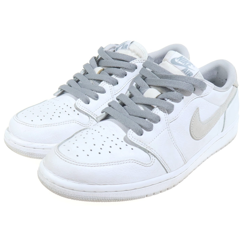 NIKE(ナイキ) AIR JORDAN 1 LOW OG NEUTRA GREY エアジョーダン 1 ニュートラル グレー ローカットスニーカー ホワイト US9.5/27.5cm CZ0790-100