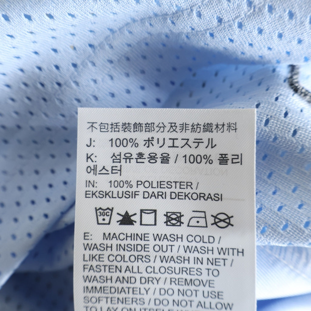 SUPREME(シュプリーム) 26SS ×Jordan Warm Up Jersey ジョーダン ウォームアップジャージ 両面刺繍 メッシュ 半袖Tシャツ カットソー ライトブルー