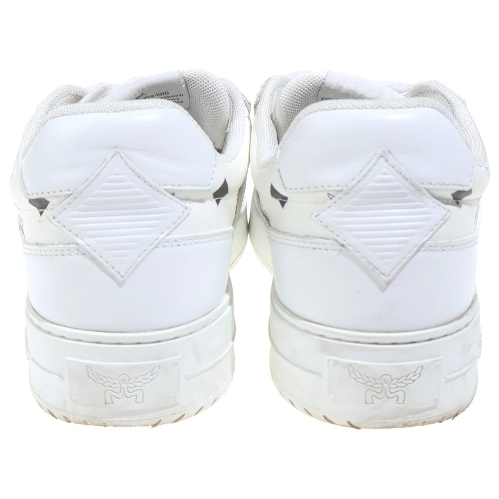 MCM(エム シー エム) Neo Terrain Sneakers ネオテレイン ロゴプリント ローカットスニーカー ホワイト