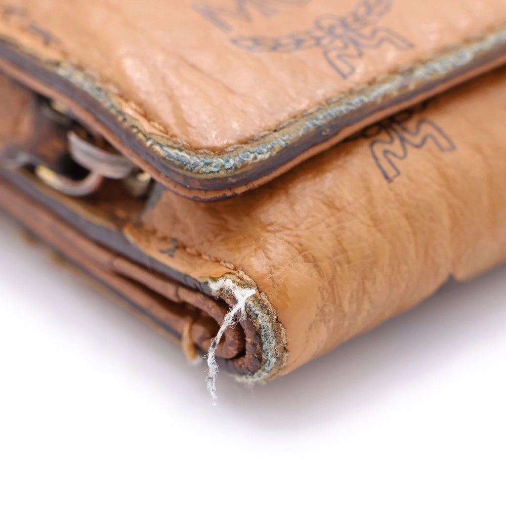 MCM(エム シー エム) Aren Vietos Small Wallet アーレンヴィエトス スモールウォレット ブラウン レディース