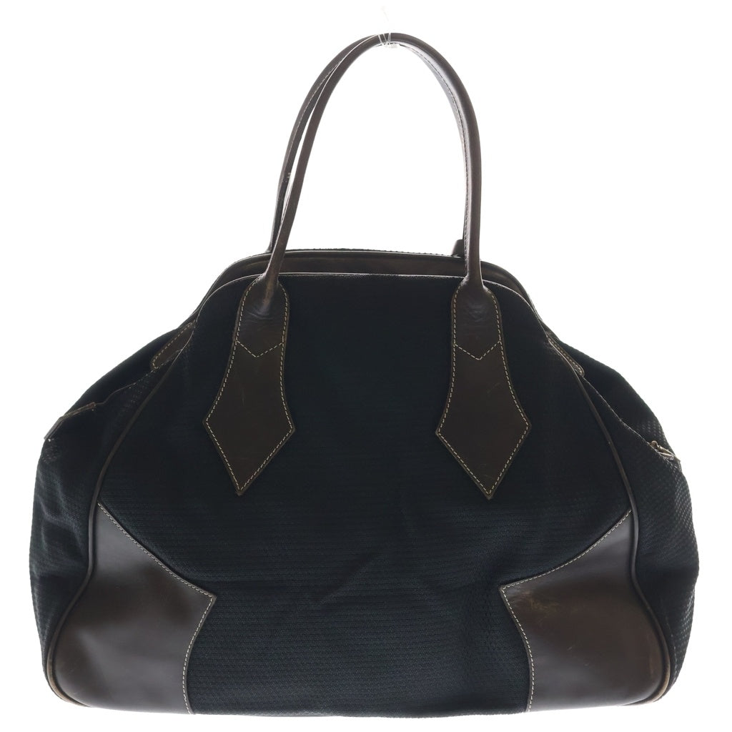 Vivienne Westwood(ヴィヴィアンウエストウッド) Yasmine ゴールドトーン オーブエンブレム ヤスミン ボストンバッグ ブラウン レディース