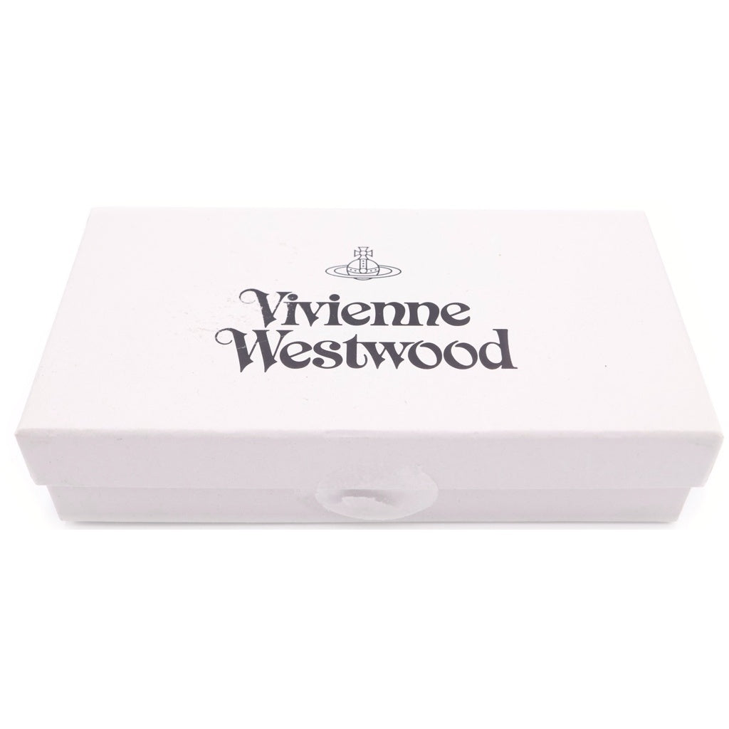 Vivienne Westwood(ヴィヴィアンウエストウッド) Metalic Leather Wallet Bag メタリック レザー ウォレット ショルダー バッグ シルバー
