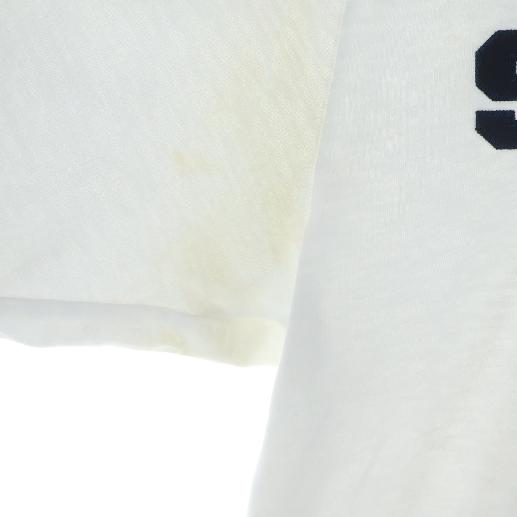 SUPREME(シュプリーム) 23AW Collegiate S/S Top カレジエイト フロントロゴ刺繍 半袖Tシャツ カットソー ホワイト