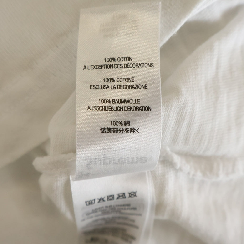 SUPREME(シュプリーム) 23AW Collegiate S/S Top カレジエイト フロントロゴ刺繍 半袖Tシャツ カットソー ホワイト