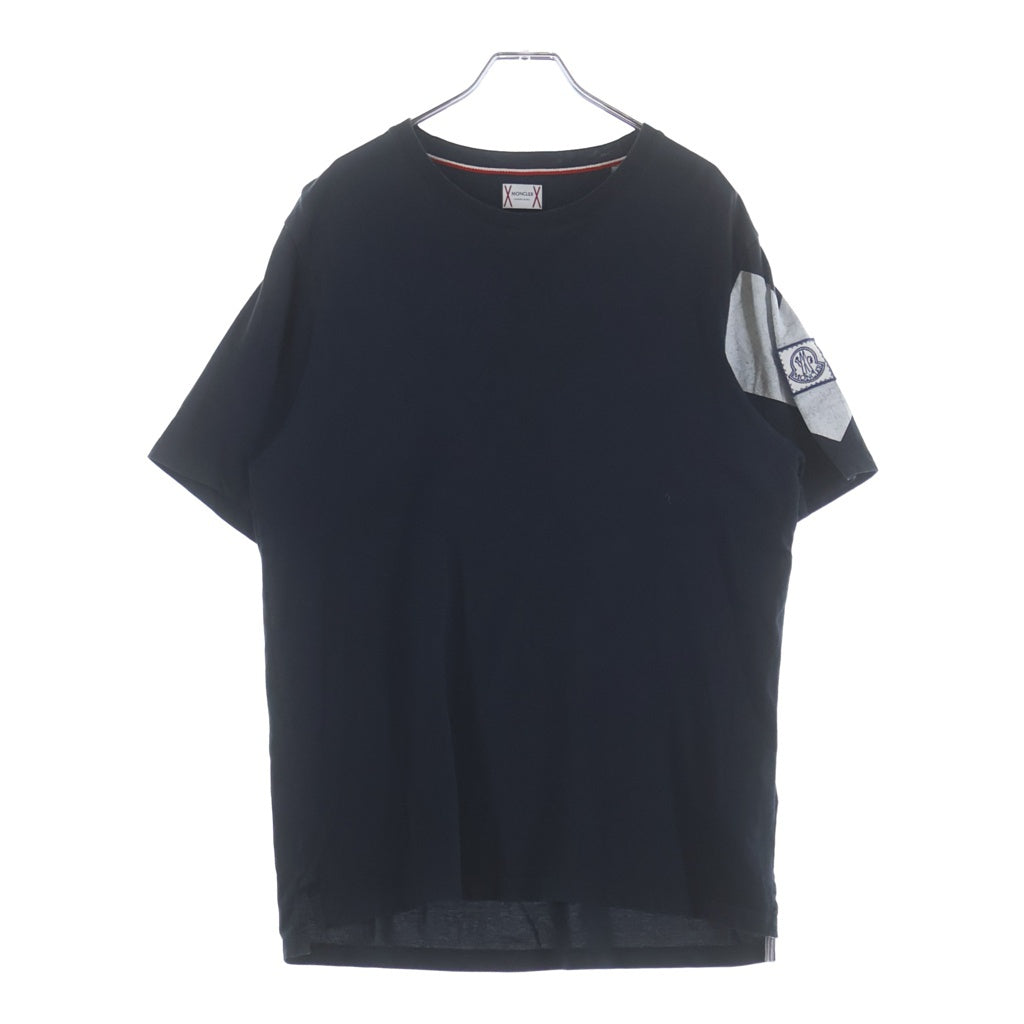 MONCLER(モンクレール) MAGLIA T-Shirt パッチワーク 半袖Tシャツ カットソー ネイビー C13918007050