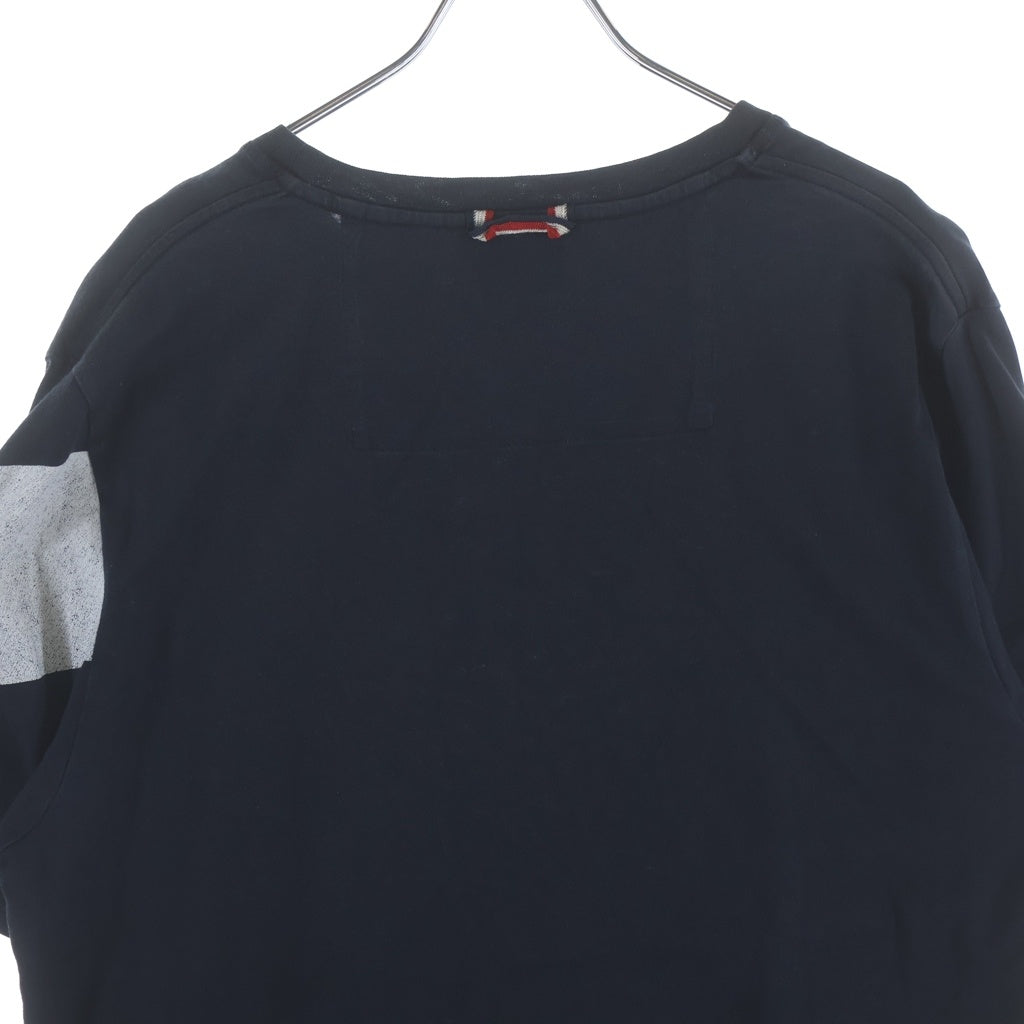 MONCLER(モンクレール) MAGLIA T-Shirt パッチワーク 半袖Tシャツ カットソー ネイビー C13918007050